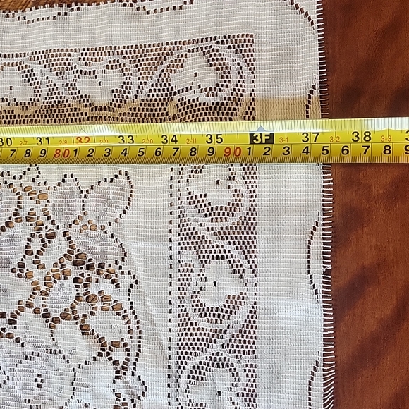 Lace Table Runner. Country, Primitive, Farmhouse. - Picture 7 of 8